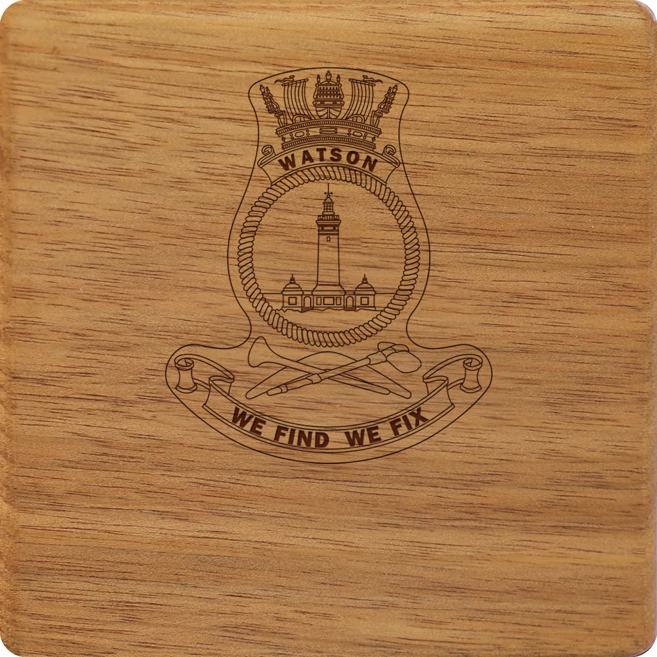 HMAS Watson Tasmanian Blackwood Heritage Box | Presentation Gifts ...