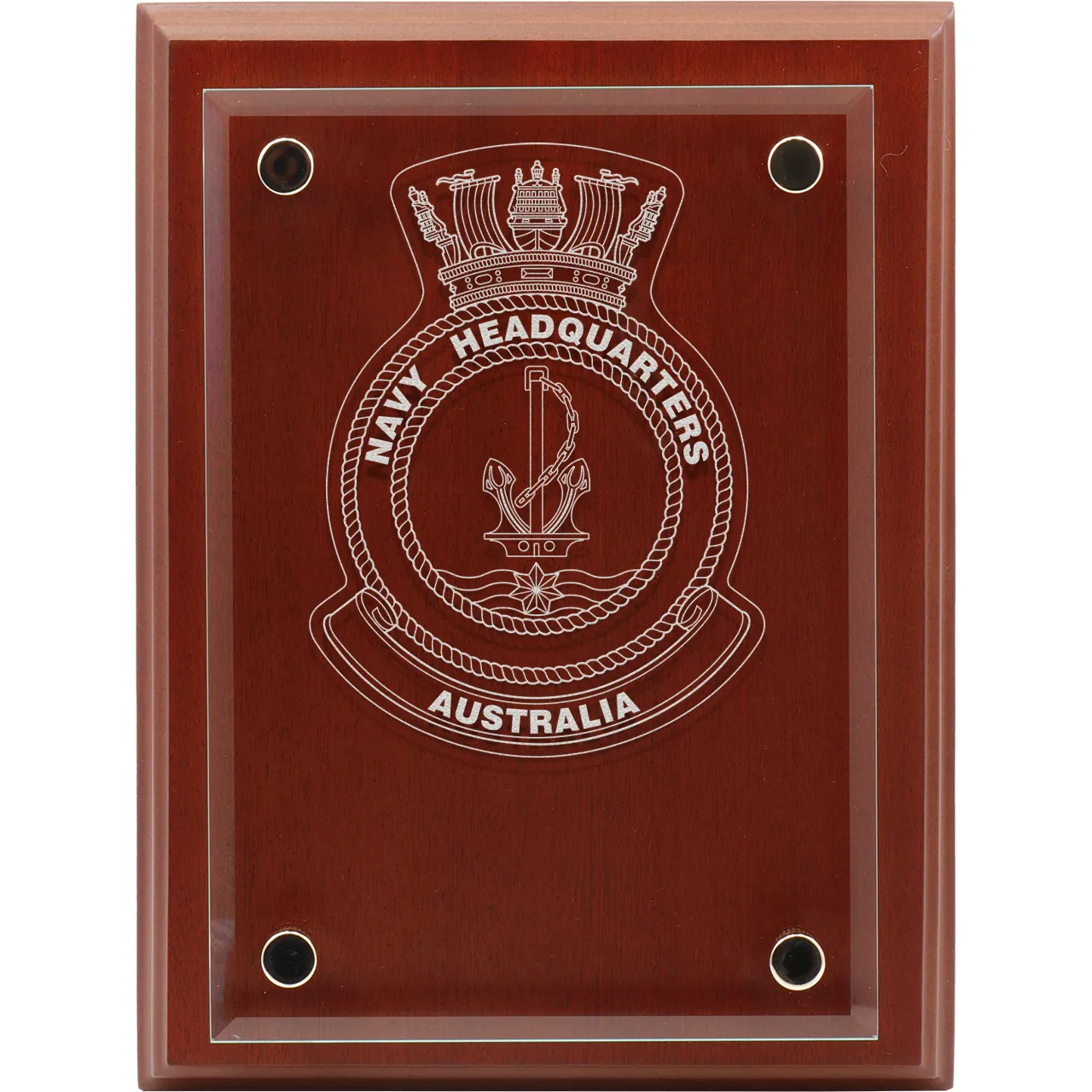 Navy Strategic Command Delta Floating Glass Award | Engraved Plaque ...