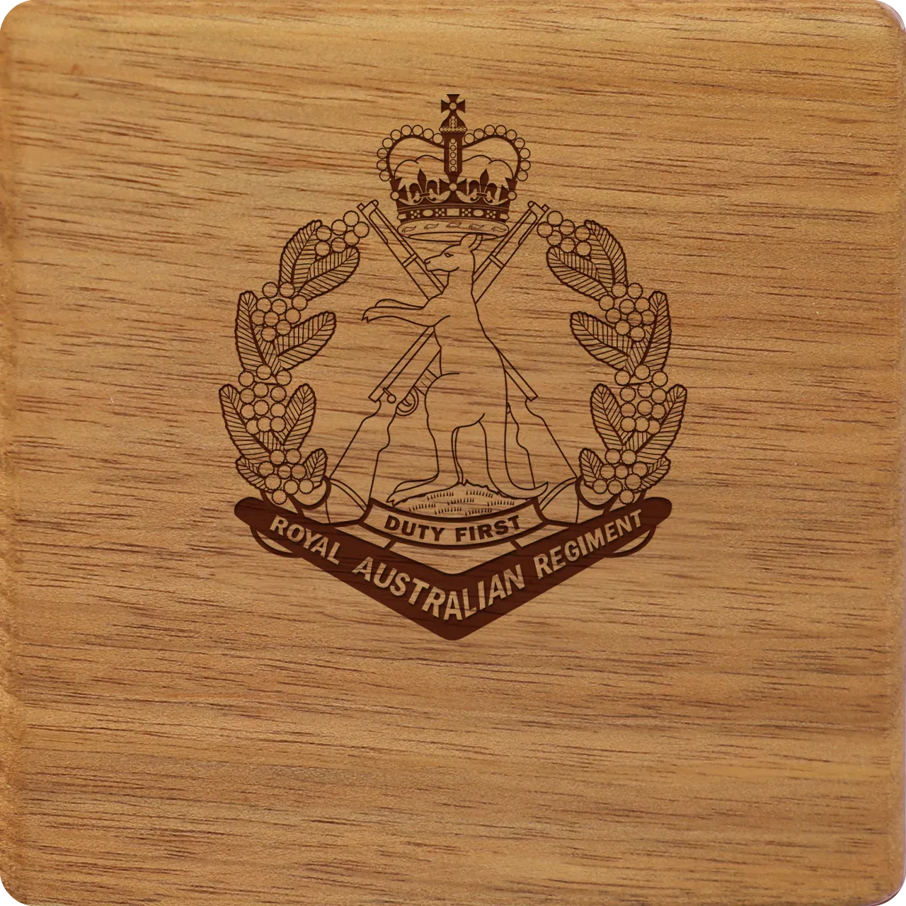 Royal Australian Regiment (RAR) Tasmanian Blackwood Heritage Box ...